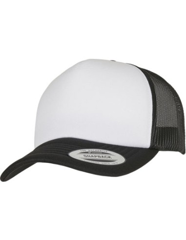 FLE-6320W-YP Classics® Curved Foam Trucker Cap